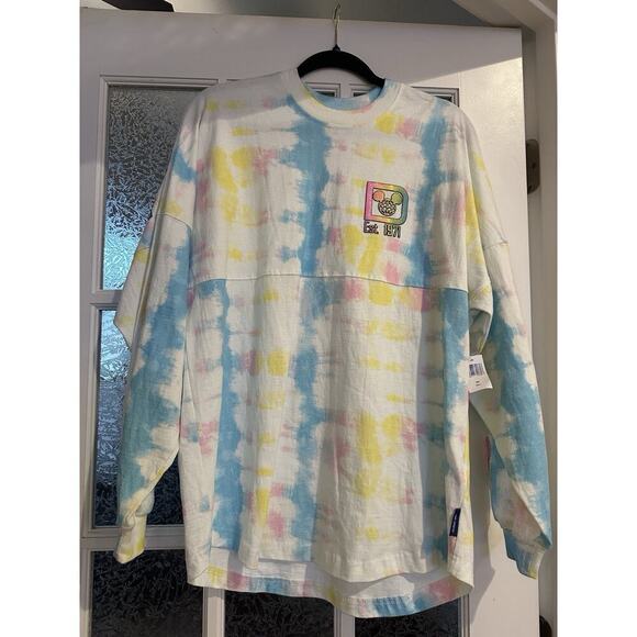 NWT Disney Parks Walt Disney World Spirit Jersey Small Shaved Ice Eats Mickey - Picture 1 of 9